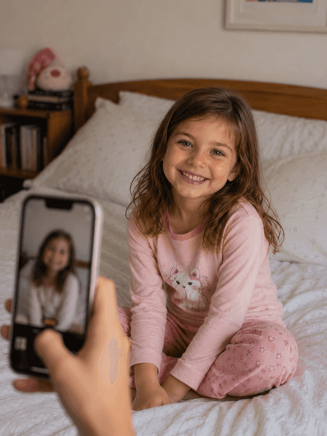 Snapshot of a child